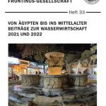 Deckblatt Frontinus Schriftenreihe Heft 33